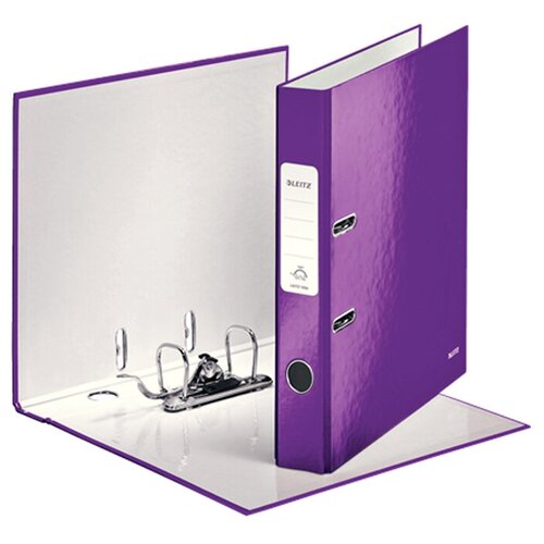 Папка-регистратор Leitz 180° WOW, 52 мм, фиолетовый глянцевый