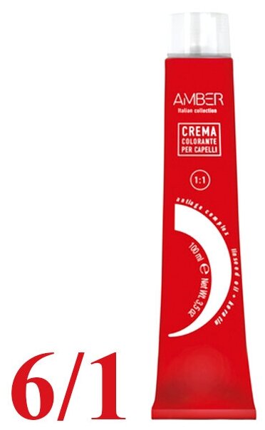 Крем-краска AMBER 6/1, 100 мл — фото 1