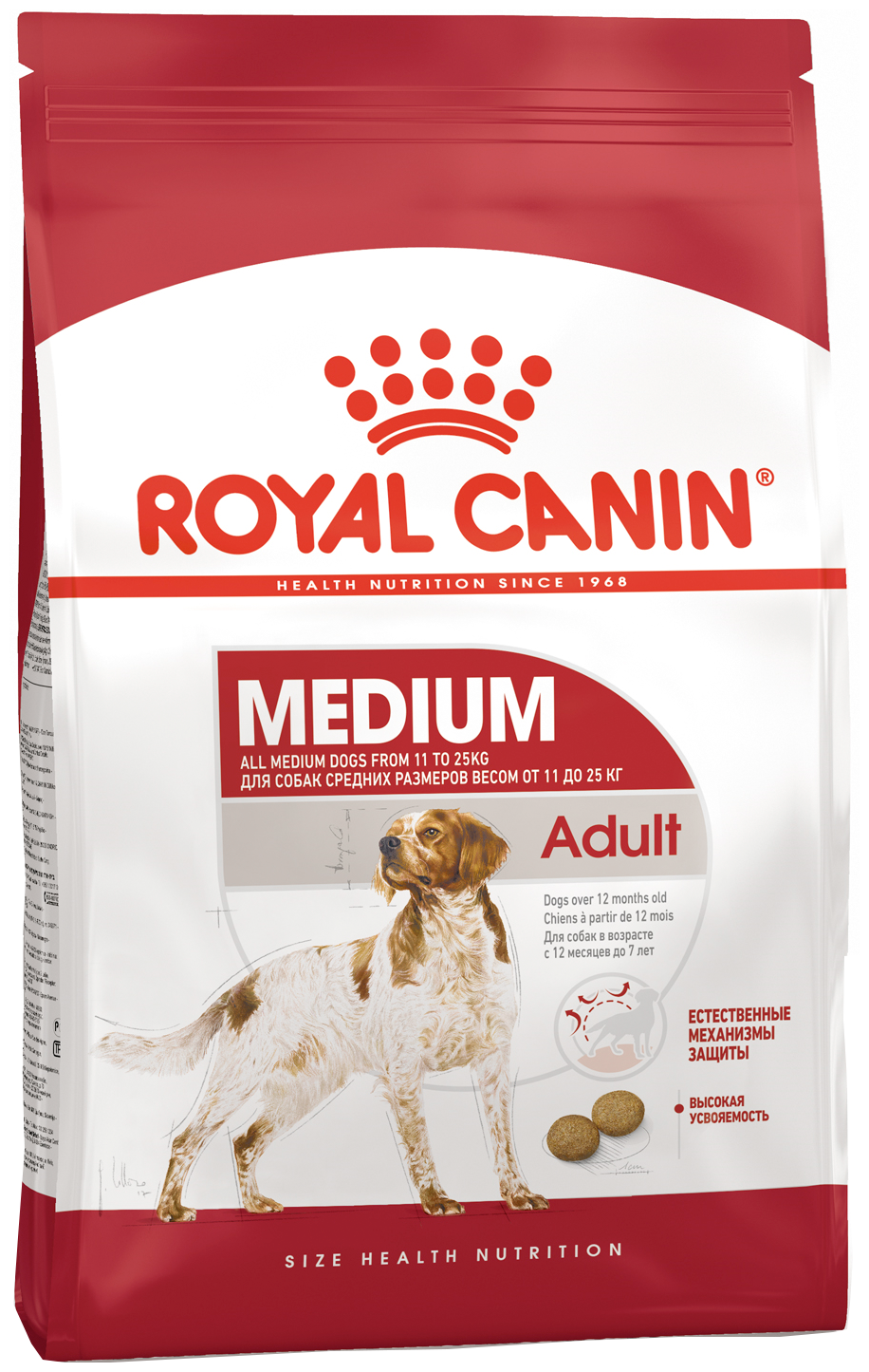 Royal Canin корм для взрослых собак средних пород 15 кг