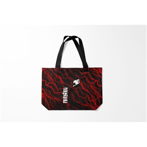 фото Сумка-шоппер / 46х35 см / аниме / хвост феи helmet fairy tail red lightning burnettie