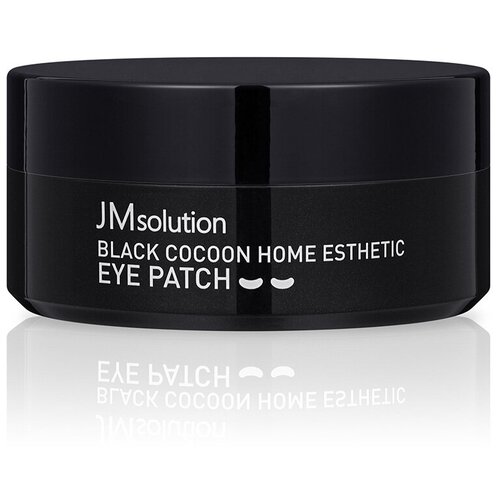 Гидрогелевые патчи для глаз с коконом шелкопряда и углем JMsolution Black Cocoon Home Esthetic Eye Patch, 60 шт.