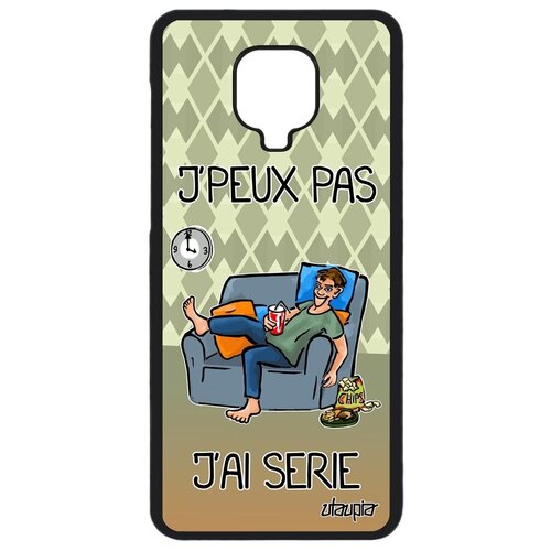 фото Противоударный чехол для // xiaomi redmi note 9 pro // "не могу - у меня сериал!" шутка пародия, utaupia, зеленый