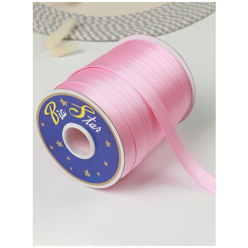 Косая бейка, 15 мм × 132 м, цвет бледно-розовый F134