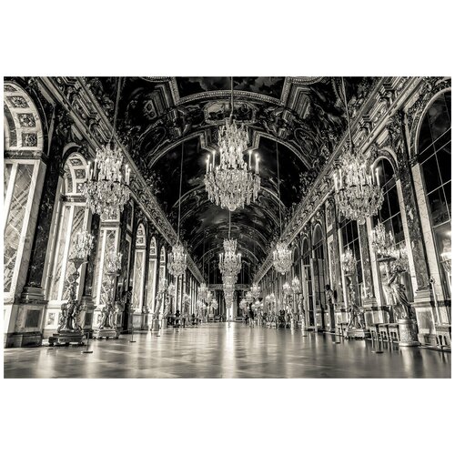 Фотообои URBAN Design ЧБ Версальский дворец Франция, 400 x 270 см