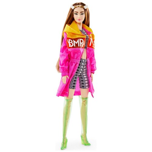 Кукла Barbie BMR1959 в розовом плаще, GNC47 разноцветный куклы и пупсы кукла барби бмр 1959 афроамериканка gpf14 bmr 1959 mattel