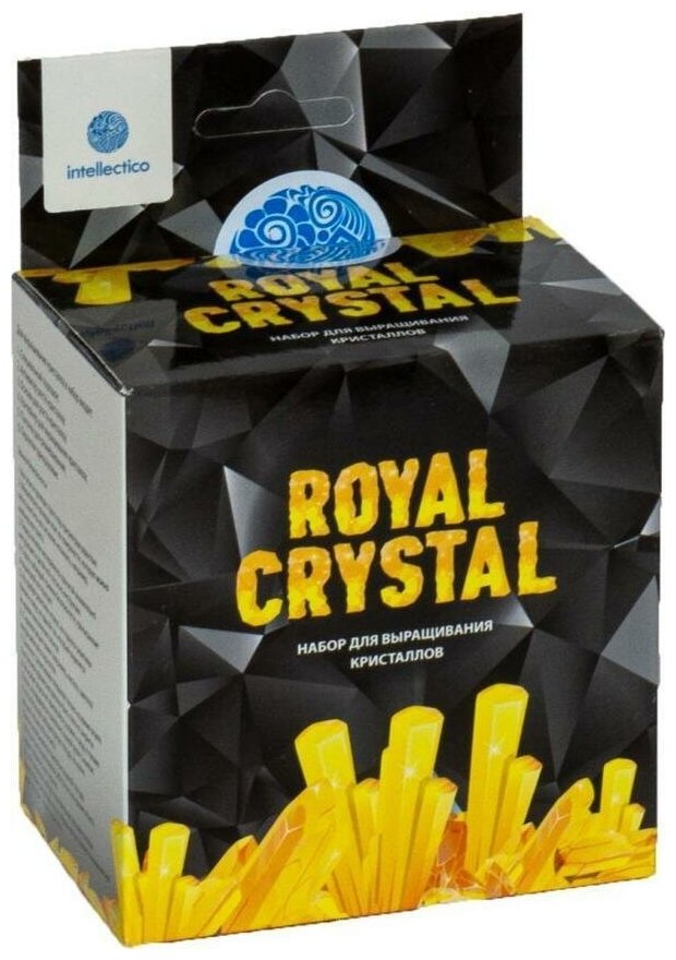 Набор для опытов Intellectico Royal Crystal выращивание кристаллов
