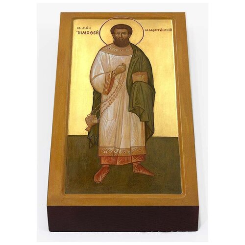 Священномученик Тимофей Мавританский, икона на доске 7*13 см