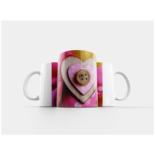 фото Кружка "сердце, украшения, декоративные элементы" 320 мл lotsprints