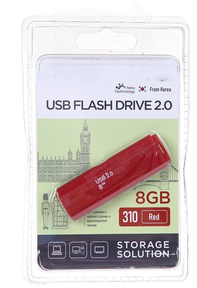 USB флэш-накопитель OLTRAMAX OM-8GB-310-Red 1255064