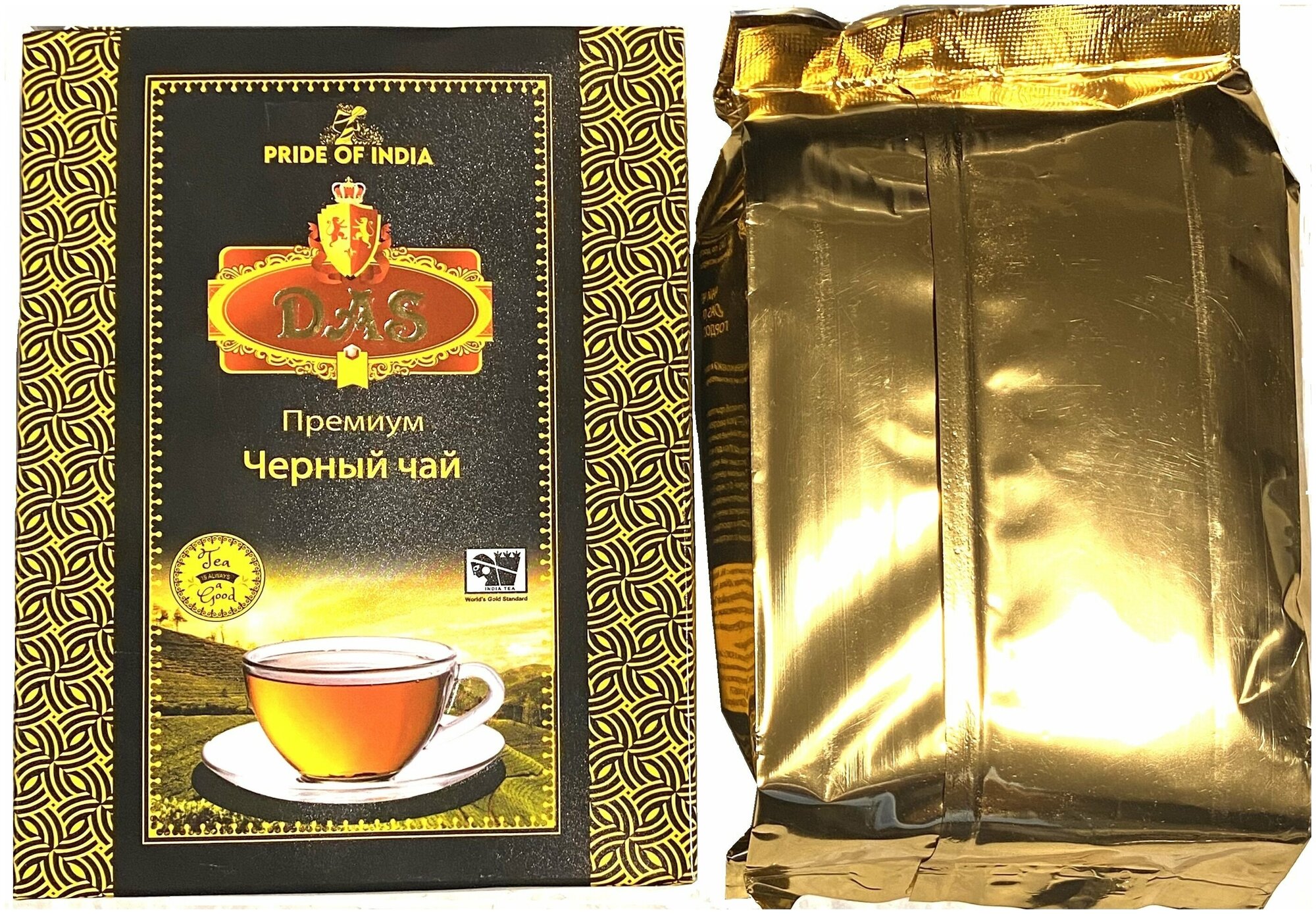 Чай Индийски Листовой байховый черный DAS PREMIUM 90гр - фотография № 3