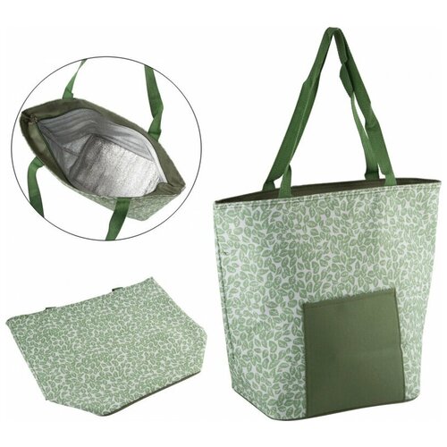 Термосумка Leaves Tote, CB-43, 20л, р-р: 42*17*34 см