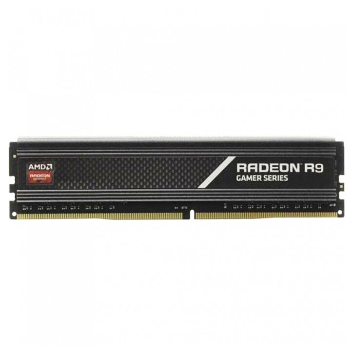 32GB AMD Radeon DDR4 3200 Dimm R9 Gamers Series Black Gaming Memory R9s432g3206u2s Non-ECC, Cl16, 1 .