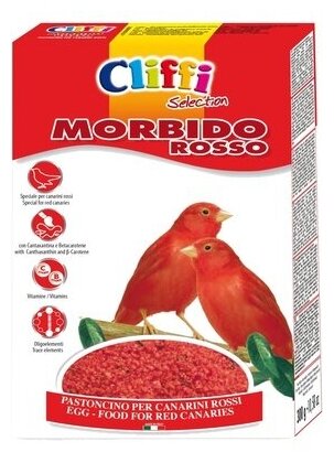 Cliffi (Италия) Яичный корм для красных канареек (Morbido Rosso) PCOA223 | Morbido Rosso 0,3 кг 40368 (1 шт)