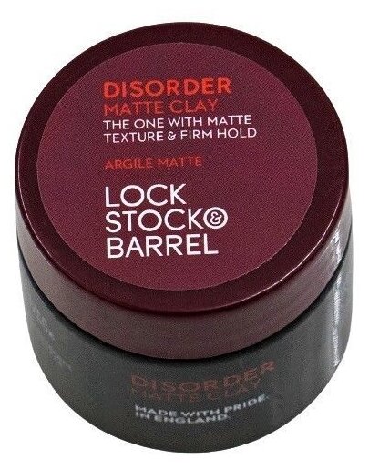 LS&B DISORDER MATTE CLAY жесткая глина, 30 гр