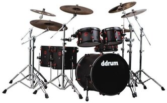 Ddrum Hybrid 6 BLK Red барабанная установка