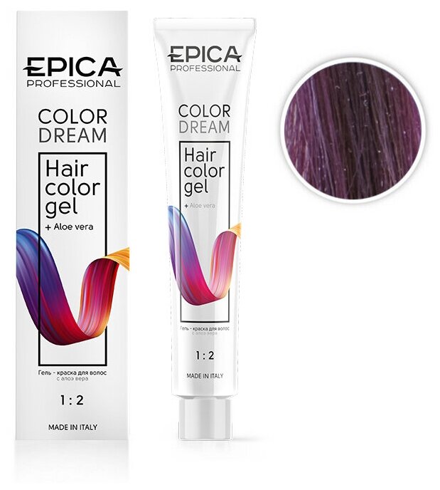 EPICA Professional Color Dream гель-краска для волос, 8.22 светло-русый фиолетовый интенсивный, 100 мл