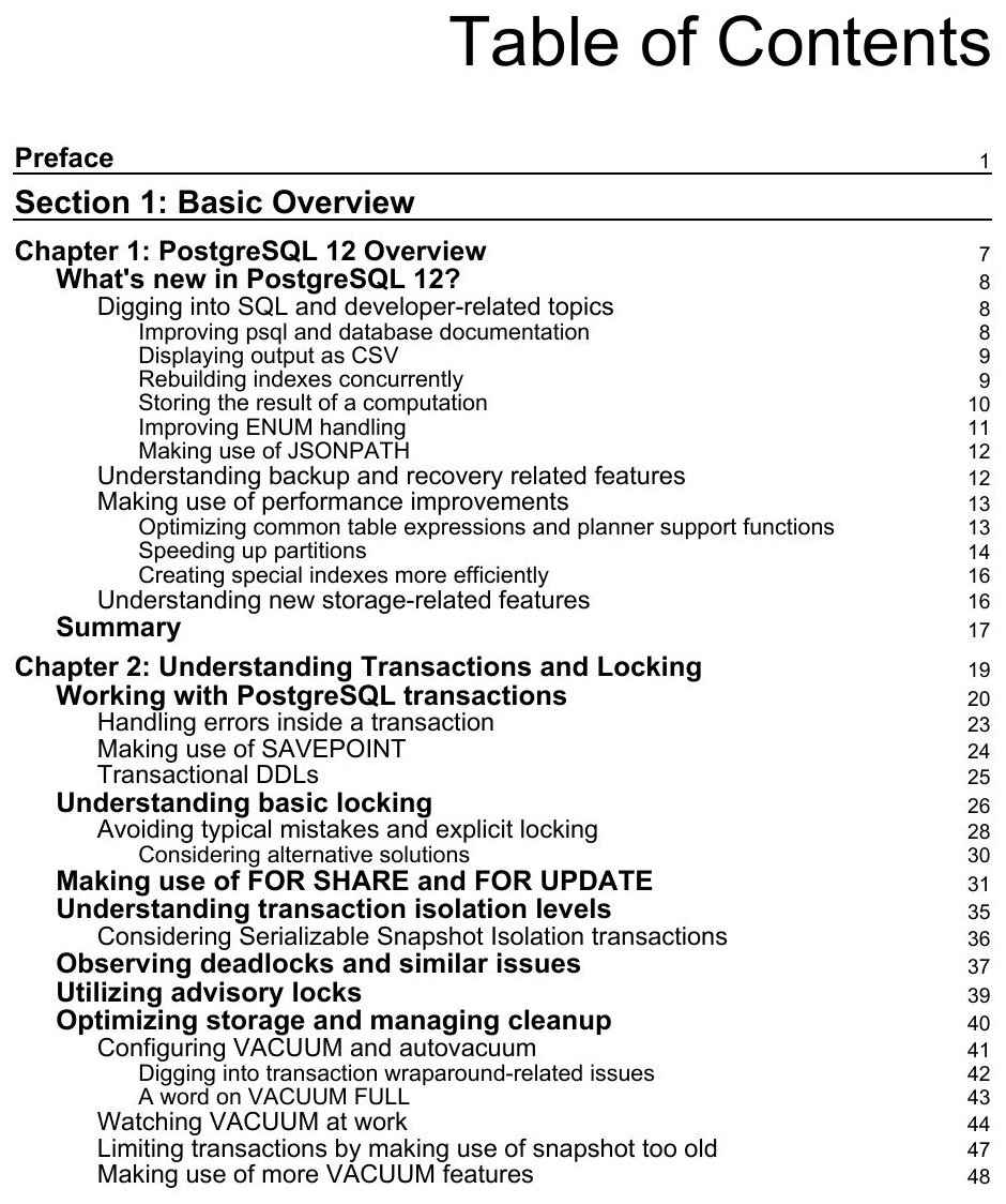 Mastering PostgreSQL 12-Third Edition - фото №8