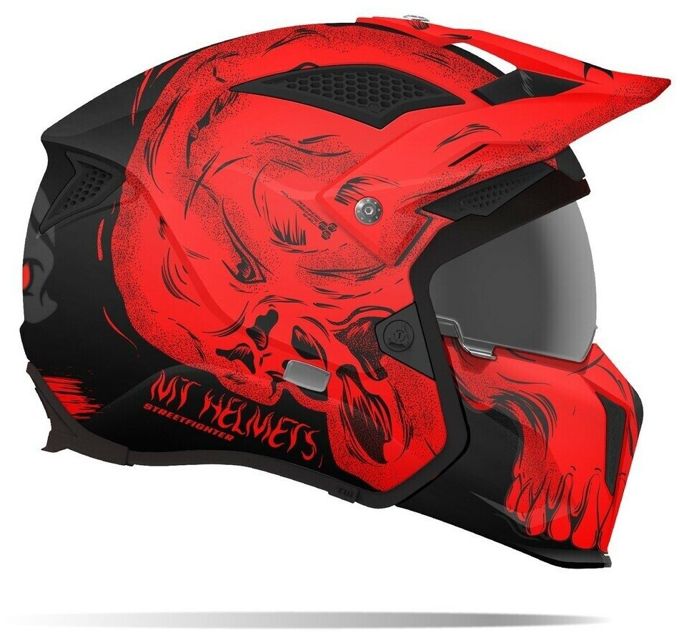 Шлем MT TR902XSV STREETFIGHTER SV Darkness A5 (L, Matt Red)