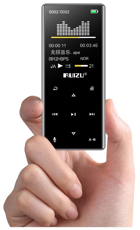 HiFi плеер RUIZU D29 Bluetooth, черный
