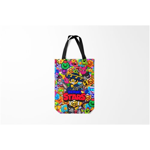 фото Сумка-шоппер / 31х42 см / геймерам / brawl stars poco burnettie