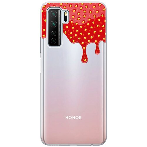 Силиконовый чехол на Huawei Nova 7 SE, Honor 30S, Хонор 30 эс с 3D принтом Jam прозрачный чехол книжка на huawei nova 7 se honor 30s хонор 30 эс с 3d принтом magic rhombs p золотистый