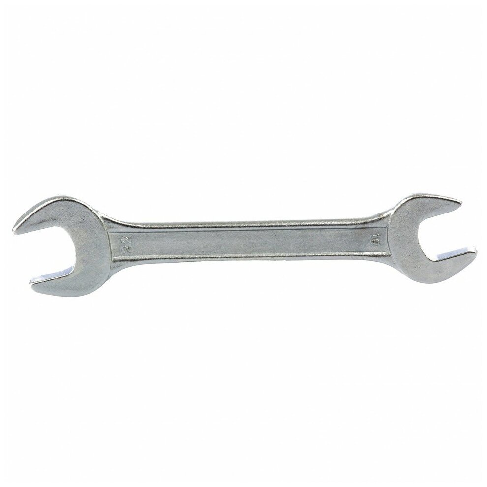 Ключ рожковый 19 х 22 мм хромированный// Sparta