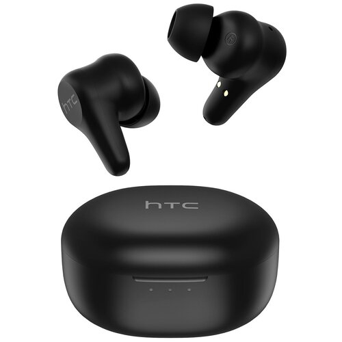 Гарнитура вкладыши HTC E-mo 1 True Wireless Earbuds Plus черный беспроводные bluetooth в ушной раков