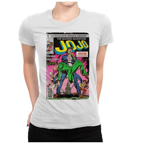 Футболка DreamShirts JoJo Bizarre Adventure - Приключения ДжоДжо Женская белая XS