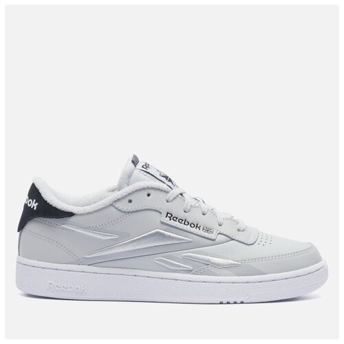 фото Мужские кроссовки reebok club c 85 серый , размер 40.5 eu