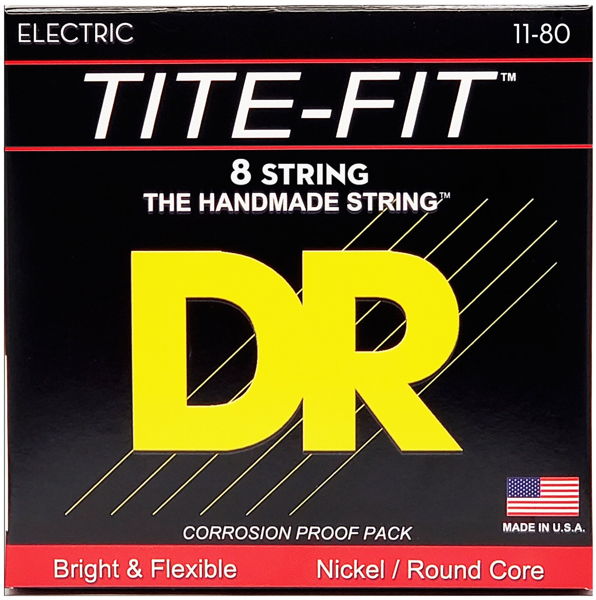 Струны для электрогитары DR Strings Tite-Fit TF8-11