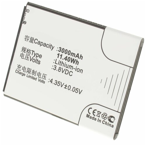 Аккумулятор iBatt iB-U2-M648 3000mAh для Huawei G750-T20, Ascend G750-T00, Ascend G750-T01, Ascend G750-T20, B199, Glory 4,