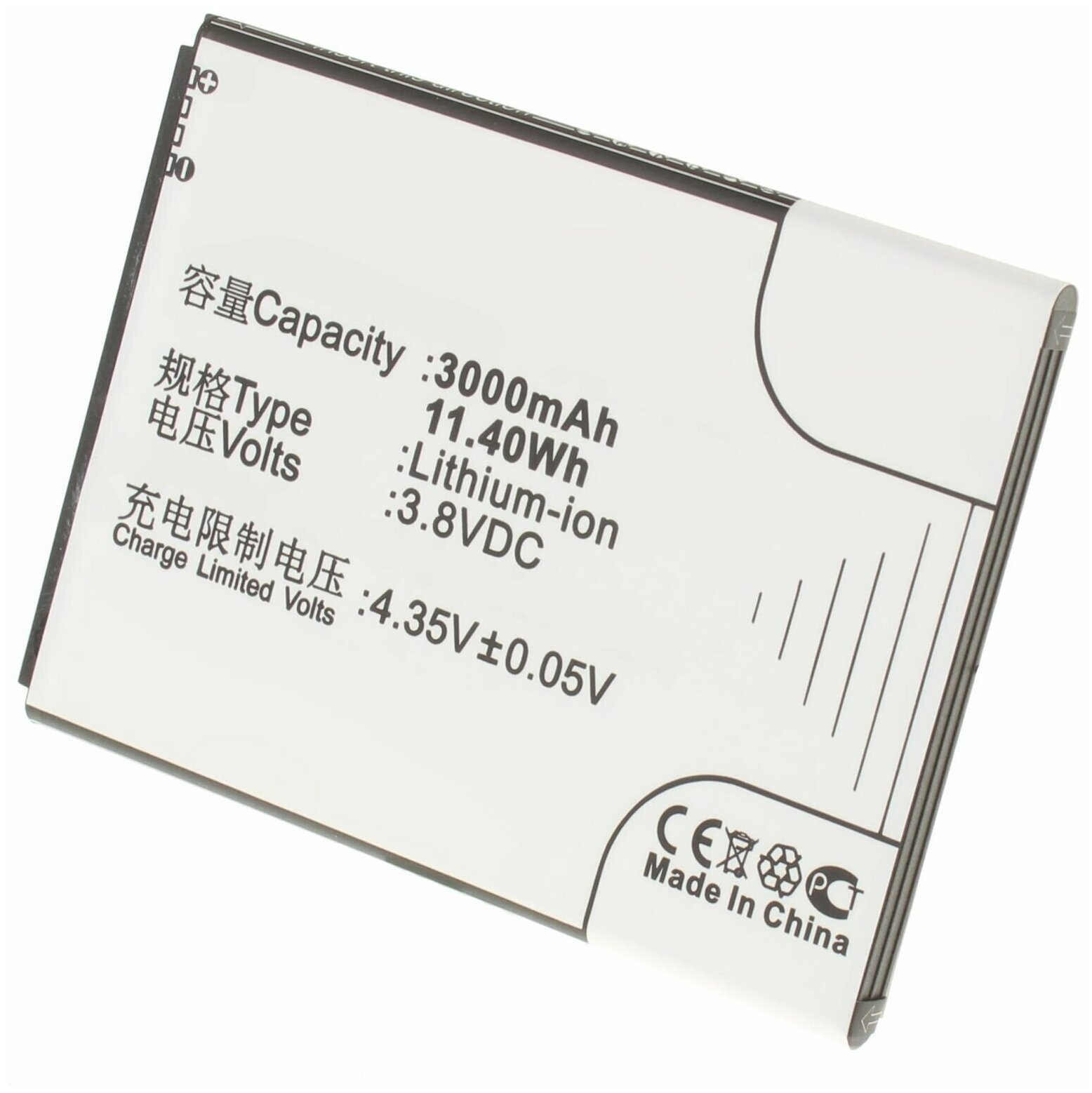 Аккумулятор iBatt iB-U2-M648 3000mAh для Huawei G750-T20 Ascend G750-T00 Ascend G750-T01 Ascend G750-T20 B199 Glory 4