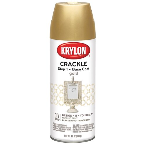 Эмаль-спрей Krylon Cracle базовое покрытие золото 340 г