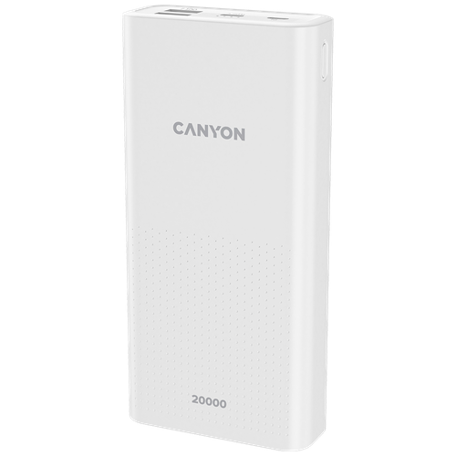 Canyon CNE-CPB2001 20000 мАч, белый внешний аккумулятор canyon pb 2001 power bank 20000mah white