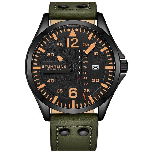 Наручные часы STUHRLING Aviator, черный