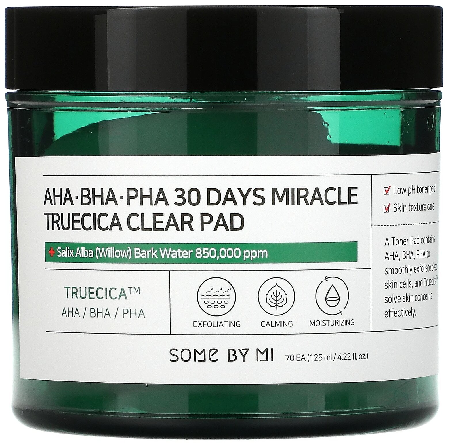 SOME BY MI AHA·BHA·PHA 30 DAYS MIRACLE TRUECICA CLEAR PAD Очищающие диски для лица с кислотами