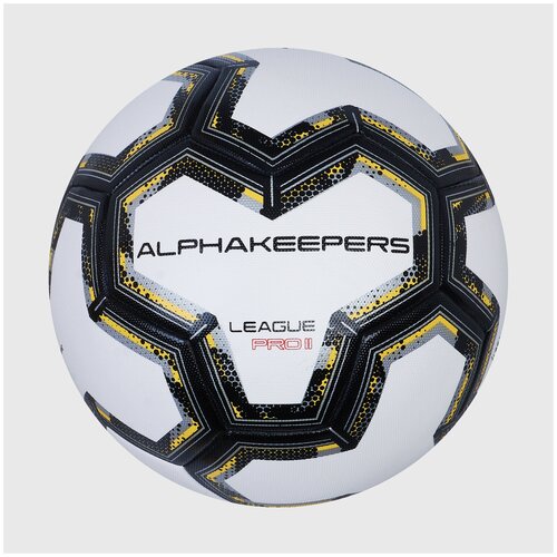 Футбольный мяч AlphaKeepers League II 9402, р-р 4, Белый