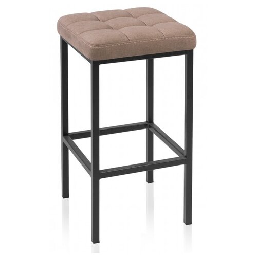 фото Барный стул woodville лофт ткань канди мокко/черный матовый