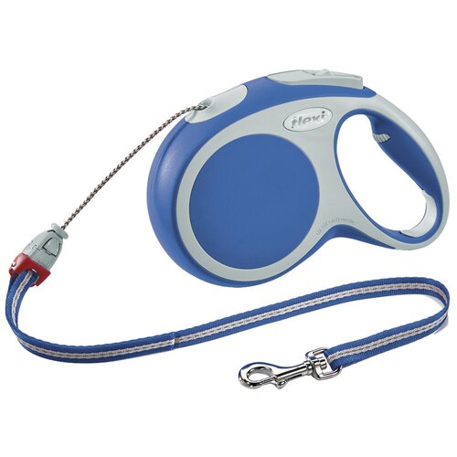 Flexi Рулетка-трос для собак до 20кг, 8м, синяя (New Comfort M Cord 8m blue) CF20C8.251. BL.20, 0,3893 кг, 44716