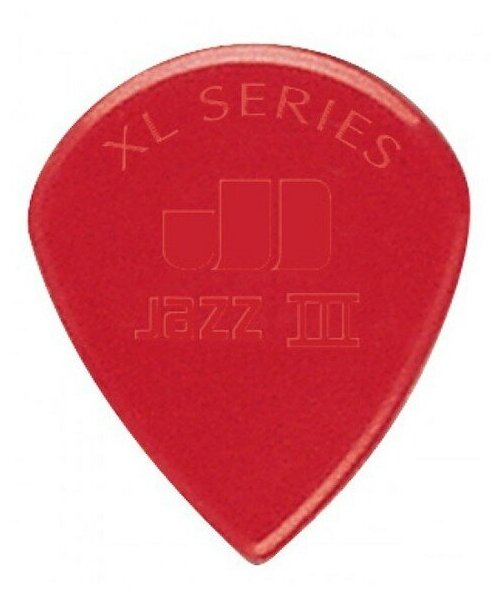 Медиаторы 24шт, 1,38мм, красные, Nylon Jazz III XL Dunlop 47RXLN