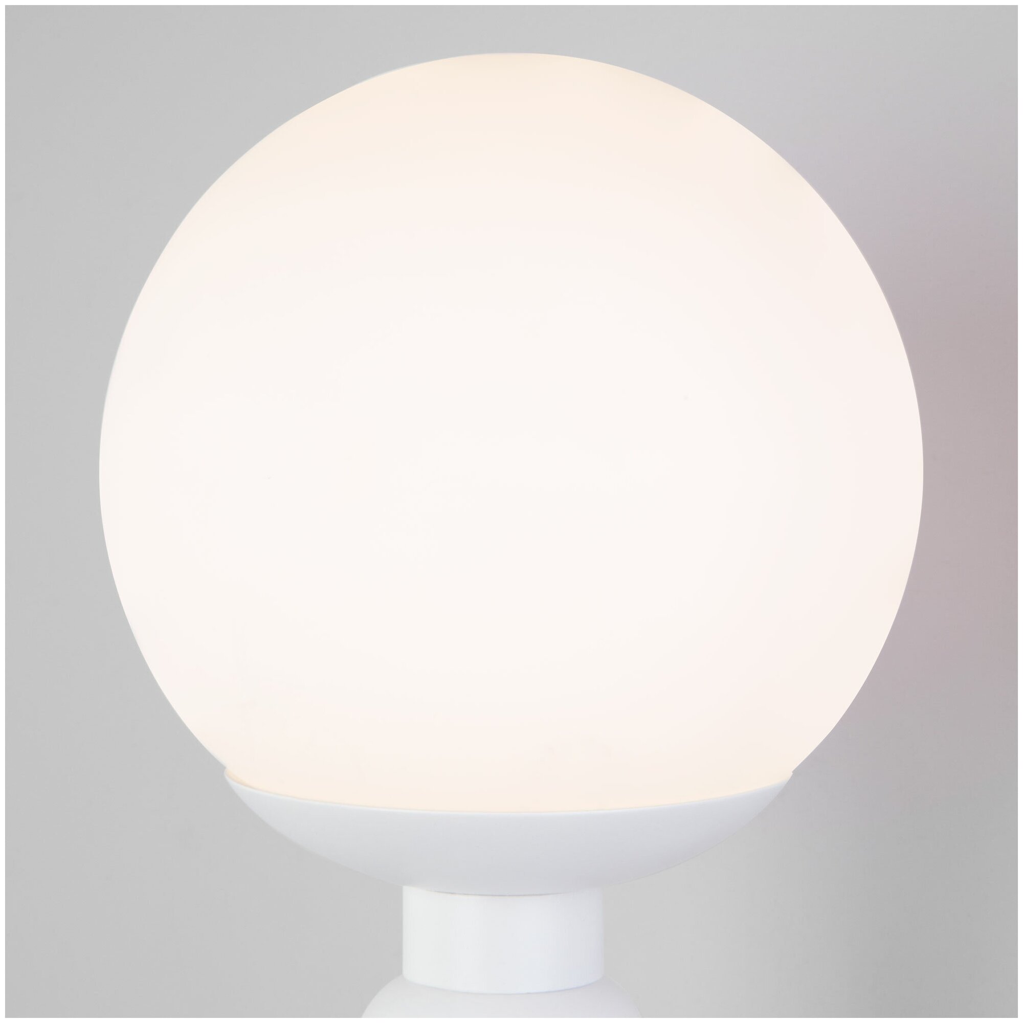 Бра / Настенный светильник со стеклянным плафоном Eurosvet 50251/1 белый