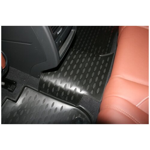 фото Коврики в салон vw touareg ii 2010-2015, 2015-03/2018, 4 шт. (полиуретан, бежевые) element