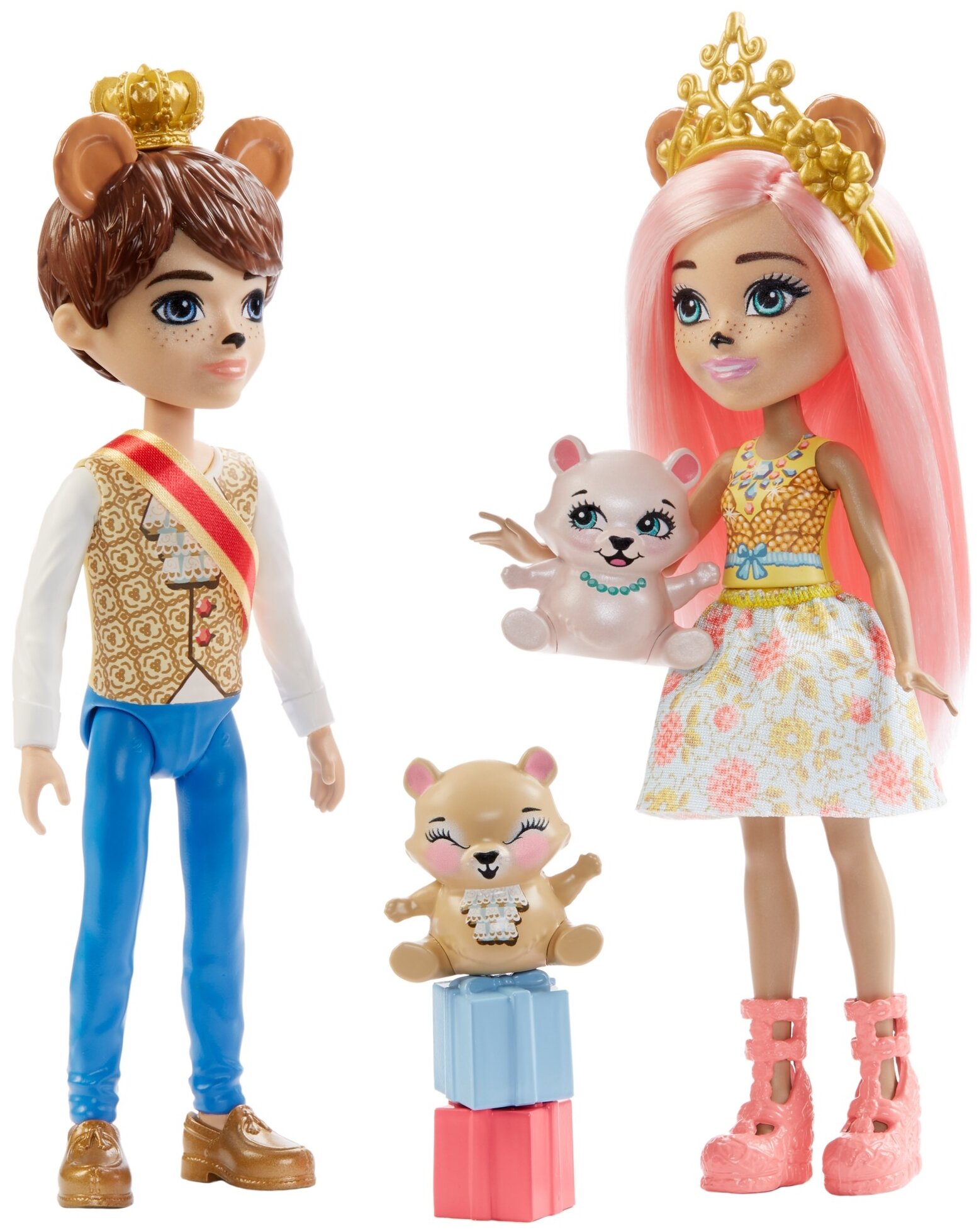 BONITA BEAR AND BANNON BEAR ROYAL ENCHANTIMALS GYJ07 MATTEL