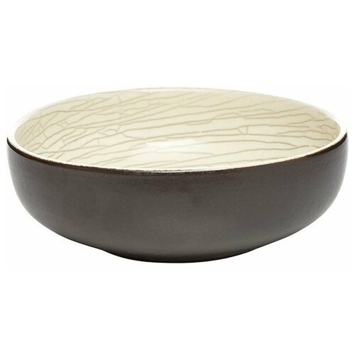 Салатник «День и ночь» Dymov 1 л, D=185 мм 3032236 белый-черный 158405