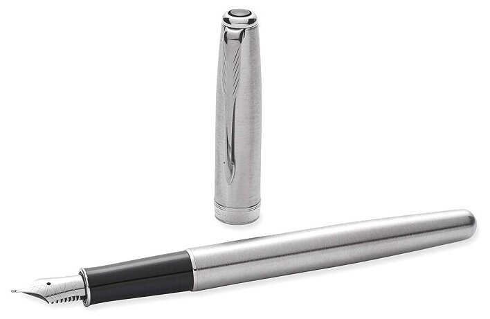 Ручка перьевая Parker Sonnet F526 (S0809210) Stainless Steel CT F сталь нержавеющая подар.кор. - фото №11