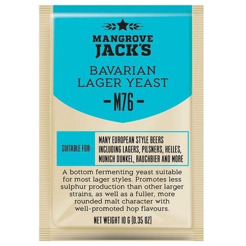 Пивные дрожжи Mangrove Jack's "Bavarian Lager M76", 10 г