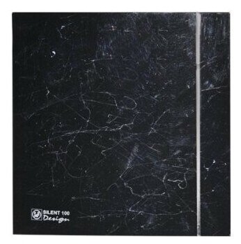 Вентилятор накладной Soler & Palau Silent 100 CHZ Design ECOWATT Marble Black (таймер, датчик влажности)