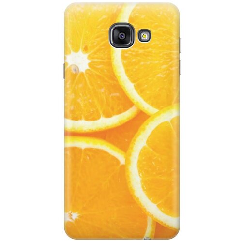 фото Силиконовый чехол на samsung galaxy a7 (2016) / самсунг а7 2016 с принтом "апельсины" gosso