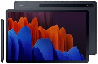 Планшет Samsung Galaxy Tab S7+ 12.4 SM-T975 (2020) RU, 6 ГБ/128 ГБ, Wi-Fi + Cellular, черный