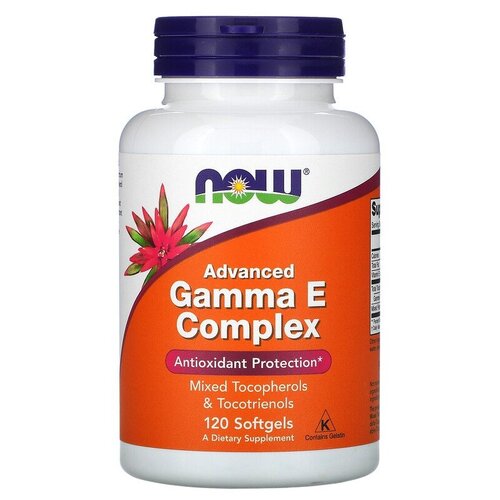 Капсулы NOW Advanced Gamma E Complex, 210 г, 120 шт.